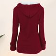 thumbnail image 4 of Pockets Plus Size Jacket Buttoned Women Casual Style Daily Outfit (Grey S), 4 of 7