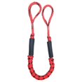 thumbnail image 4 of Elastic Boat Bungee Dock Line Docking Rope Boat Dock Dock Lines for Line Stretches to 5.5ft Red Black Dots, 4 of 9