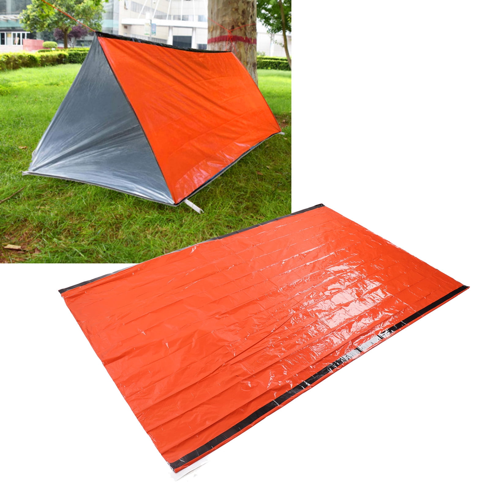 Family Camping Tent, Multifunction Camping Tent Orange  For Hiking