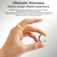 thumbnail image 3 of Smart Ring Fitness Tracker, Smart Health Ring IP68 Water Proof Camera Shutter Remote Gold Thin Lightweight Step Counter  for Cycling for Women Type 6,Type 7,Type 8,Type 9,Type, 3 of 7