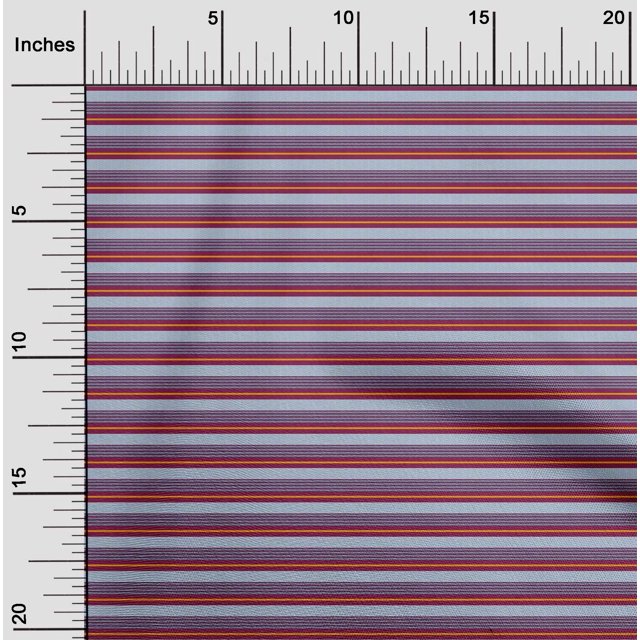 oneOone Polyester Lycra Fabric Texture Stripe Printed Craft Fabric BTY 56 Inch Wide