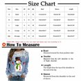 thumbnail image 3 of Femmes Pulls- Pull Drop Épaule Col Rond Manches Longues Noël Tricot Sweat-Shirts Floraux Décontractés Tops pour Automne/printemps/hiver Rouge L, 3 of 7