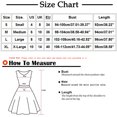 thumbnail image 3 of Babysbule Robes d'Été pour Femmes Liquidation Mode pour Femmes Bohème Col en V Ample Manches 3/4 Imprimé Robe Courte, 3 of 9