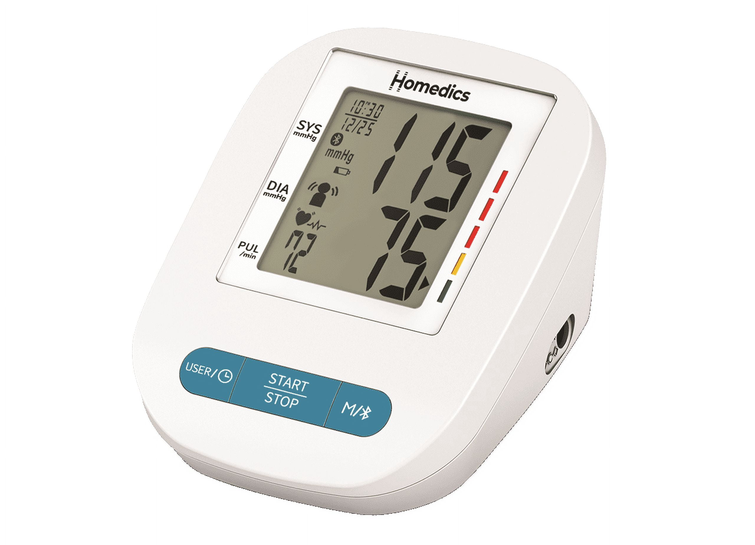 Homedics Upper Arm Bluetooth Blood Pressure Monitor with Voice Guidance