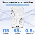 thumbnail image 3 of JYX Écouteurs Véritablement Sans Fil, Écouteurs Sans Fil avec Réduction du Bruit, Autonomie de 24 H, Affichage Numérique à DEL, Traduction en Temps Réel avec 115 Langues, 3 of 12