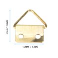 thumbnail image 4 of Picture Hangers, Picture Hanging Tool 50pcs Iron Photo Wall Hanging Hook Frame Hanger with Matching Screws for Painting Mirror Photo Frame, 4 of 7