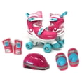 thumbnail image 1 of Chicago Skates Kids Adjustable Quad Rollerblades With Accessory Bundle, Pink, 1 of 7