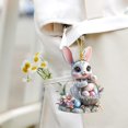 thumbnail image 1 of WHEANG Home Decor Easter Adorable Wreath 2D Flat Acrylic Pendant, 1 of 4
