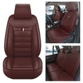 thumbnail image 2 of Maidao Car Seat Covers for Volkswagen for Arteon 2017-Present 5 Seats Compatible Airbag Leather Waterproof Front Rear Cushion Protector Full Set Coffee, 2 of 7