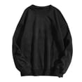 thumbnail image 1 of Gspmoly Mens Sweatshirt, Man Winter Long Sleeve Solid Color Contrast Design Sweater Cardigan Going Out Tops Clearance, 1 of 2