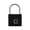 Black, variant on Naittoop Padlock Fingerprint Digital Lock Portable Security For Cabinet Gym Door Luggage Suitcase Bags Lockers Backpack