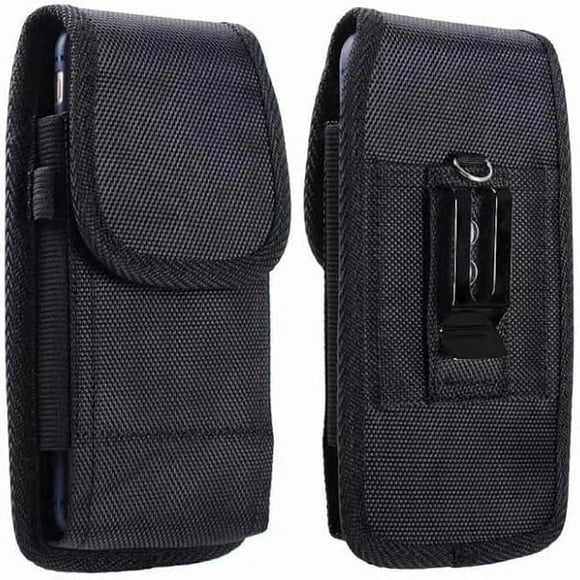HLONK Black Rugged Carabiner Cell Phone Case is Compatible with Orbic Joy Orbic Maui