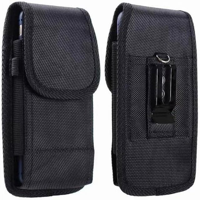HLONK Black Rugged Carabiner Cell Phone Case is Compatible with Orbic Joy Orbic Maui