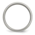 thumbnail image 2 of Titanium 14k Gold Inlay 8mm Wedding Band Ring Man Precious Metal   For Dad Mens  For Him, 2 of 10