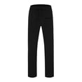 thumbnail image 3 of WEAIXIMIUNG Winter Overalls Men Men's Figure Flattering Linen Pants Fashionable Pure Color Casual Flat Front Work Pants, 3 of 9
