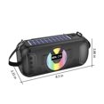 thumbnail image 2 of Portable Bluetooth Speaker With 5 W Output, 1200 mAh Power Bank, Built-in Handle, 10 m Range, Black Blue Red, 2 of 8