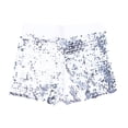 thumbnail image 4 of Women Sequins Shorts Disco Hot Pants Shiny Glitter Jazz Mini Short Stretch Dance, 4 of 5