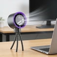 thumbnail image 4 of Drppepioner Portable Fan Stroller Fan Flexible Mount Rechargeable 100 Speed Oscillating Portable Cooling Fan, 4 of 8