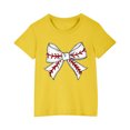 thumbnail image 2 of RXIRUCGD Tout-Petits Enfants Garçons Filles T-shirt à Imprimé d'Halloween Mode Mignon Col Rond Imprimé Manches Courtes Haut ( Jaune, Taille : 9 Ans ), 2 of 4