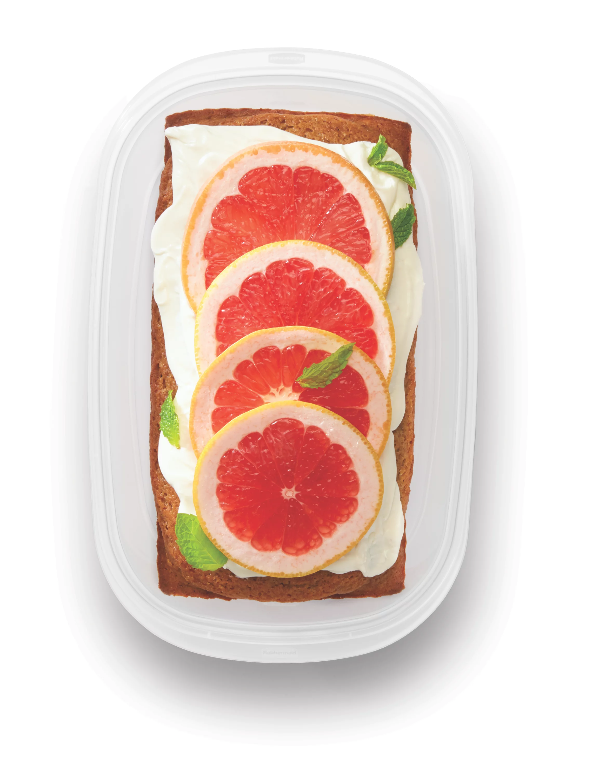Contenants rectangulaires pour la conservation des aliments Rubbermaid TakeAlongs à emporter, couvercles rouge rubis, 1.8 L (8 tasses), paquet de 2