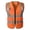 Orange, variant on Mens Safe Vest, High Visibility Protective Work Clothes, Outdoor Work Belt, Reflective Strip