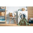 thumbnail image 2 of Ahgly Company Machine Washable Indoor Square Transitional Saddle Brown Area Rugs, 7' Square, 2 of 7