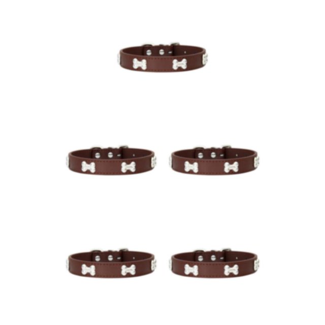 Decodeary Comfortable Wear Stylish Durable Adjustable Buckles Multiple Sizes coffee 2.0*40cm 5Set