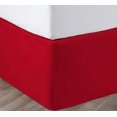 thumbnail image 1 of SGI Bedding 9 Inch Pleated Bed Skirt | Microfiber Bed Skirt | Fade Resistant, Wrinkle Free, Anti-static, Decorative, Extra Storage Space, Clutter-Free | Full, Blood Red, 1 of 6
