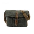 thumbnail image 1 of LNGOOR Sac Bandoulière Rétro Décontracté en Toile Sac d'Épaule Simple Sacoche pour Homme Imperméable Sac pour Homme, 1 of 7