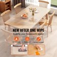 thumbnail image 4 of VEVOR Clear Table Cover Protector, 18" x 36"/457 x 925.4 mm Table Cover, 1.5 mm Thick PVC Plastic Tablecloth, Waterproof Desktop Protector for Writing Desk, Coffee Table, Dining Room Table, 4 of 9