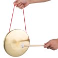 thumbnail image 3 of Amdohai 22cm Hand Gong Cymbals Brass Copper Chapel Opera Percussion, 3 of 8