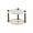D, variante sur Wzzjkit Étagère de Rangement pour Crème Organisateur de Bureau Multi-Couches pour Tasses Parfum Cosmétiques Maquillage Livres et Décoration Maison Solution de Rangement Élégante pour Salon Bureau