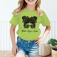 thumbnail image 2 of TZEWGL Tops For Child Graphic Printing Round Neck Short Sleeve Clothing For Infnants size 11-12T, 2 of 5
