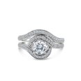 thumbnail image 1 of 1.50ct tw Diamond Bridal Set in 10k White Gold, 1 of 2