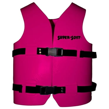 TRC Recreation Super Gilet de Sauvetage pour Enfant Doux, Moyen, Rose Flamant