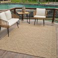 thumbnail image 2 of Rug Branch Hogar Abstract Indoor Outdoor Area Rug, Brown Beige, Boho - Living Room, Bedroom, Dining Room, and Kitchen, 2 of 9