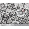thumbnail image 3 of Soimoi Poly Georgette Tissu Check & Damas Patchwork Tissu Imprimé par la Cour 52 Pouces de Large, 3 of 3