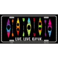 thumbnail image 1 of Plaque d'Immatriculation en Métal pour Kayak, 1 of 1