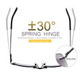 thumbnail image 2 of EIGTHTAIL Lunettes de Lecture Complètes Sans Monture Protection UV400 Charnière à Ressort Lunettes de Soleil Anti Lumière Bleue Lecteurs d'Ordinateur pour Hommes Femmes Non Bifocales +1.00-4.00, 2 of 7