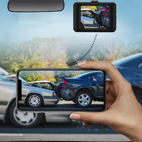 Aqestyerly Dash Cam 1080P FHD Car Camera,Compact Dashboard Recorder with 2.0 Inch Screen,Night Vision,Supports 32GB Card