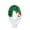 Gn, variant on Skimsklo Green White Santa Claus Candle Red Hat Snowman Christmas Digital Candle | Paraffin Wax Number Cake Topper Decoration | Festive Holiday Table Centerpiece for Home Party Decor | 4Cm X 7.5Cm C