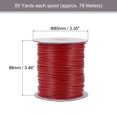 thumbnail image 2 of Unique Bargains Beading Thread Bracelet Weave Bead Craft Cord 2mm 78M/Roll (85-Yards) Decorative String, Red, 2 of 7
