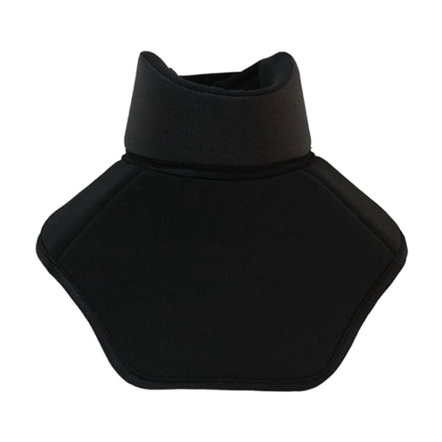 relayinert Collier de Protection de Cou de Hockey d'Hiver avec Ruban de Fixation Ajustable Protège-Gorge m Noir Bleu
