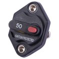 thumbnail image 1 of FRCOLOR Circuit Breaker Automatic Circuit Breaker for Protection Made of PVC Black Color 50A,2.19"X1.46"X1.5", 1 of 4