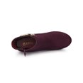 thumbnail image 4 of Unique Bargains Bottines à Talon Bloc Haut pour Femmes à Bout Rond avec Fermeture Éclair Latérale, 4 of 8