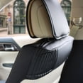 thumbnail image 4 of Ultra Comfort High Grade Leather Seat Covers For Car Truck SUV Van - Front Set, 4 of 4