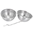 thumbnail image 2 of Tea Filter, Wire Mesh Design Can Easily Separate The Material From The Liquid Durable Easy To  Leaf Strainer  For Travel For Family For Studio For Home L, 2 of 8