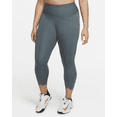 thumbnail image 1 of Nike DH4430 One Luxe Icon Clash Legging Court Taille Mi-Haute Vert ( 3X ), 1 of 2