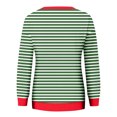 thumbnail image 5 of RXIRUCGD Chandails Décontractés d'Hiver pour Femmes Sans Capuche à Manches Longues à Col Rond Amples Imprimés, Vert, Taille : TG, 5 of 5