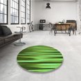 thumbnail image 4 of Ahgly Company Tapis d'Intérieur Lavables à la Machine, Carrés, Transitionnels, Verts, Tapis de Zone, 4 Pieds Carré, 4 of 7